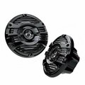 Fasttrack 6.5 in. Black Marine 2 Way Speakers 150 watt FA3964487